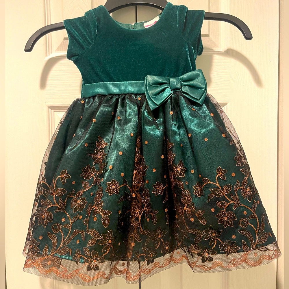 Gorgeous Green Holiday Dress by Nannette